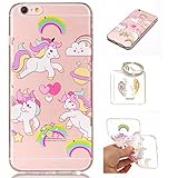Hülle iPhone 6 Plus/6s Plus TPU schutz silikonhülle, niedlichen cartoon bild transparent handy Hülle für iPhone 6 Plus/6s Plus(5.5 Zoll) + schlüsselanhänger (*/140) (5)