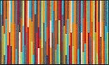 wash+dry Fußmatte, Mikado Stripes 75x120 cm, innen und außen, waschbar, B