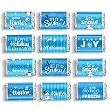 90 Stücke Weihnachten Süßigkeit Aufkleber Geschenkaufkleber Label Dekorationen Schneeflocke Mini Süßigkeiten Weihnachtsaufkleber Lieferung