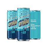 JoyBräu Vitaminbier | Alkoholfreies Bier mit Vitamin C, B9 & B12 | Sportdrink | ausgezeichneter Geschmack | Isotonisch | 12x 0,33l Dose | Inkl. 3 EUR