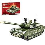 CALEN Technik Panzer Modell, 945 Teile Militär Panzer Tarnung Hauptkampfpanzer T99 Bewaffnete Panzer Modell, Kompatibel mit Lego T
