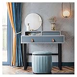 YAYA2021-SHOP Schminktisch Schminktisch Schlafzimmer Modern Minimalistisches kleines Schminktisch Einfache Stilklemmtisch mit Make-up-Hocker Kosmetik