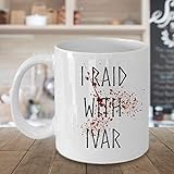 N\A Ich Überfall mit Ivar Blutbecher Odin Blut Wikinger Wikinger Becher Kaffeetasse Kaffeetasse Wikinger Geschenk Heidnischer Wikinger Fan Thor Magische E