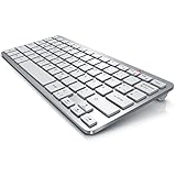 CSL - Kabellose Funk Tastatur - WirelessKeyboard - QWERTZ Layout - 5m Reichweite - Kompatibel mit Windows 10 für PC Mac Notebook Laptop