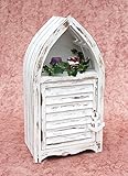 DanDiBo Schrank in Weiß Boot Vintage Bad Klein Regal 1200011 S 60cm Badregal Shabby Badschrank Badmöbel B