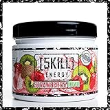SKILL ENERGY - GAMING & LEARNING BOOSTER - Der Premium Drink für Gamer - ZUCKERFREI - e-Sport Pulver mit Koffein & L-Theanin + wichtige Aminosäuren & Vitamine - Strawberry Kiw