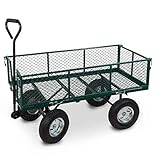 XXL Bollerwagen Handwagen, belastbar bis 500 kg - Transportwagen extra groß mit L