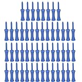 JiaUfmi Golftees, Kunststoff, höhenverstellbar, 6,68 cm, Blau, 50 Stück