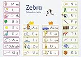 Zebra 1: Schreibtabelle (VE 10) Klasse 1: Anlauttabelle (10 Ex.) (Zebra. Ausgabe ab 2007)