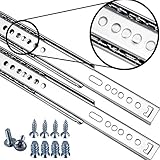 Schubladenschienen 2 STÜCK Teilauszug Rollenauszug Kugelführung H: 27 / L: 342