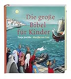 Die große Bibel für Kinder. Von der Schöpfungsgeschichte bis zum Pfingstwunder: 32 Bibelgeschichten mit doppelseitigen Bildern & leicht verständlichen Texten zum Vorlesen für Kinder ab 4 J