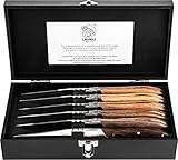 Laguiole Style de Vie Steakmesser Luxury Line, 6-teilig, Gemischtes H