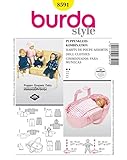 Burda Schnittmuster 8591 Puppenkleidung 40-45 cm & 50-55