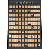 100 Things to Do Scratch Off Poster - Inspiration für Spaß und sinnvolle Aktivitäten (42 x 59.4 cm)