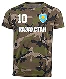 aprom Kasachstan Camouflage T-Shirt - All-10 - Trikot Army Look WM World Cup Ka3axctah (L)