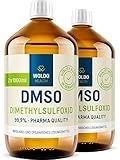 DMSO 99,9% pharmazeutische Reinheit 2x 1.000