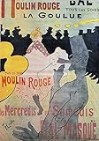 LEINWANDBILD-auf-GERAHMTE-RAHMEN Moulin Rouge, La Goulue Toulouse-Lautrec Henri - Anzeichen vertikale Leinwandbilder im Holzrahmen cm_60_X_41