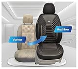 Maß Sitzbezüge für Auto Sitze kompatibel mit Kia Ceed CD Proceed ab 2018 Fahrer & Beifahrer Schonbezüge Sitzschoner Sitzbezug PS808