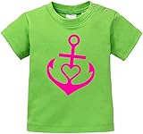 EZYshirt® Anker mit Herz Baby T-S