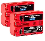 2X Baxxtar PRO - Ersatz für Akku Sony NP-FM500H (echte 2040mAh UL-Zertifikat) mit Infochip - kompatibel mit Sony Alpha A57 A58 A65 A65V A68 A77 A77V A99 A99 II UVM