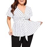 Damen Blusen Sommer Kurzarm Shirt Basic Tshirt Longshirt Basic Tunic Tunika Casual Kurzarm Tee Tops Oberteile für Damen Short Sleeve Top