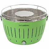 Lotusgrill, Serie 340 , Farbe Limone grün Schnelles, gesundes und sicheres Grillen mit Ventilatursystem. 32 cm R