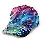 Gebogene Baseballkappe, 3D, Galaxie, Wald, menschlicher Fluss, verstellbare Snapback, gebogene Krempe, Kappen, Sport, Papa, Trucker, Hüte für Männer und Frauen, schw