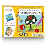 Jean-Philippe Dietz Ich lerne Schneiden Vorlagen Set - Viele unterschiedliche Vorlagen und 1 Urkunde - Viele Schneidevorlag