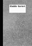 Kladde Kariert: Notizbuch DIN 4, Kladde Kariert 5 mm , 120 Seiten, Tagebuch, Schreibuch, N