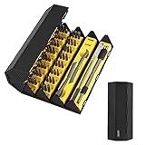 Mini Schraubendreher Set,128 in 1 Magnetische Präzisions Feinmechaniker Schraubenzieher Set mit flexibler Welle Werkzeug Set für Handys Elektronische DIY,IPhone, Laptop,Achteckige Boxenaufbewahrung