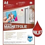 SKULLPAPER® Premium DIY Magnetfolie weiß bedruckbar bemalbar - für Inkjet Tintenstrahldrucker (A4 - 10 Blatt)