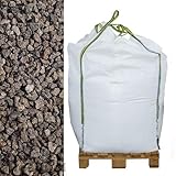 Hamann Lava-Mulch Rot 16-32 mm Big Bag 600 l - für Rasengittersteine, Pflanzsteine & Blumenkübel eing