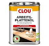 Clou Arbeitsplatten-Öl für rohes und geöltes Holz, wasserabweisende und abriebfeste Öl-Wachs-Kombination, 750