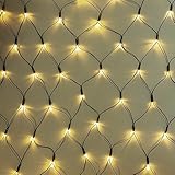 240er LED Lichternetz 3x3 m, weiß Kabelfarbe: grü