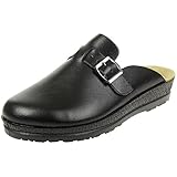 Rohde Neustadt-H Clogs Herren Hausschuhe Schuhe 1511 schwarz, Schuhgröße:44 EU