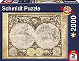 Schmidt Spiele 58178 - Historiche Weltkarte, 2000 T