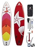 Sena AIRFUN SUP Paddleboard aufblasbar | 305x76x15cm | 10.0' | Traglast 150 kg | Komplett-Set Stand UP Paddle Board, iSUP Paddling Paddelb