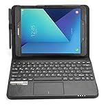 MQ für Galaxy Tab S3 9.7 - Bluetooth Tastatur Tasche mit Multifunktions-Touchpad für Samsung Galaxy Tab S3 9.7 LTE SM-T825, WiFi SM-T820 | Hülle mit Tastatur für Tab S3 | Tastatur Deutsch QWERTZ