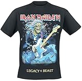 Iron Maiden Eddie On Bass Männer T-Shirt schwarz XL 100% Baumwolle Band-Merch, B