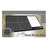 Tim Holtz Glas-Medienunterlage, Schw