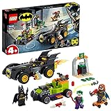 LEGO 76180 DC Batman vs. Joker: Verfolgungsjagd im Batmobil, Set mit Autos und Superhelden für Kinder ab 4 J