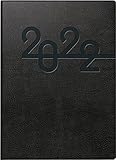 rido/idé 7018284012 Tageskalender/Taschenkalender 2022, Modell Technik III, 1 Seite = 1 Tag, Sa. + So. auf einer Seite, Blattgröße 10 x 14 cm, Kunstleder-Einband Kayak g