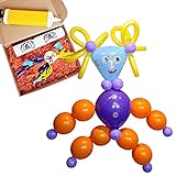 NEU Luftballon Bastelbox für Kinder - Lustige Figuren in Lebensgröße basteln - 100% Bio - Geschenk-Set für Mädchen u. Jungen - Ballonfreund FRITZ