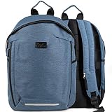 GoTiger Laptop Rucksack Wasserdicht | 27L | Backpack Daypack Tagesrucksack mit Laptopfach Onemate | Arbeit Business Sport Schule Uni Trekking Wandern Reisen für Damen und Herren – Jetzt Farbe W