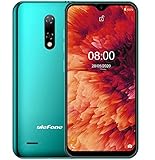 Ulefone Note 8P Android 10 Smartphone ohne Vertrag Günstig, 5,5’’ Wassertropfen-Bildschirm 4G LTE Handy, 2GB+16GB, DUAL SIM + SD (3 Kartensteckplätze), Gesichtsentsperrung, 8MP+2MP+5MP, GPS Grü