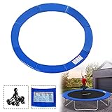 LZQ Trampolin Randabdeckung, Federabdeckung aus PVC PE für Trampolin Ø 305 cm, Randschutz, Sicherheitsmatte, UV-resistent, reißfestes Trampolinzubehör, 30cm Breit, B