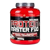 BWG Protein Master F90, Eiweißshake mit BCAA`S und Glutamin, Muskelaufbauphase, Deluxe Proteinshake Vanilla, Dose mit Dosierlöffel, Muscle Line, 1er Pack (1 x 3000g)