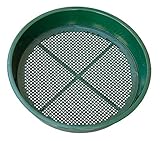 Plastia Wurmsieb - Erdsieb (4 + 6 mm), grün - Erdesieb - Sieb - Gartensieb