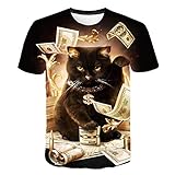 3D T-Shirt Tier Männer/Frauen 3D König Der Löwen T-Shirt Digitaldruck Designed Stylish Sommersport Kurze Ärmel Tops-Asian_Size_XXXL