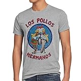style3 Los Pollos T-Shirt Herren, Größe:XXXL, Farbe:G